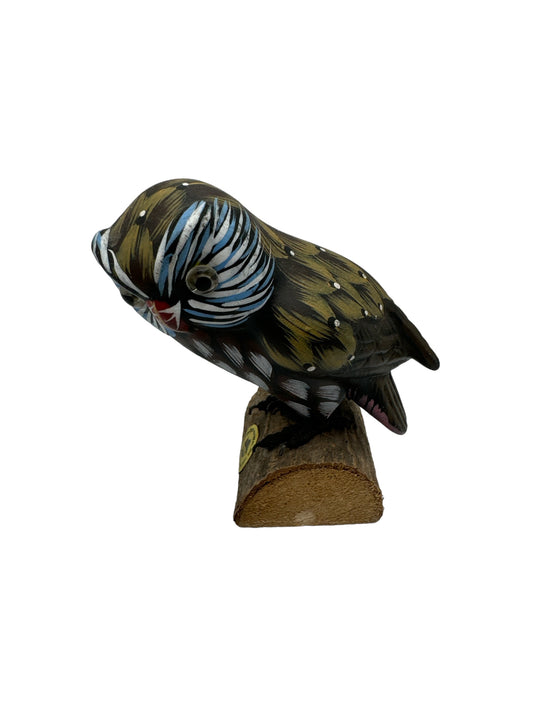 Hand painted Owl Figurine
