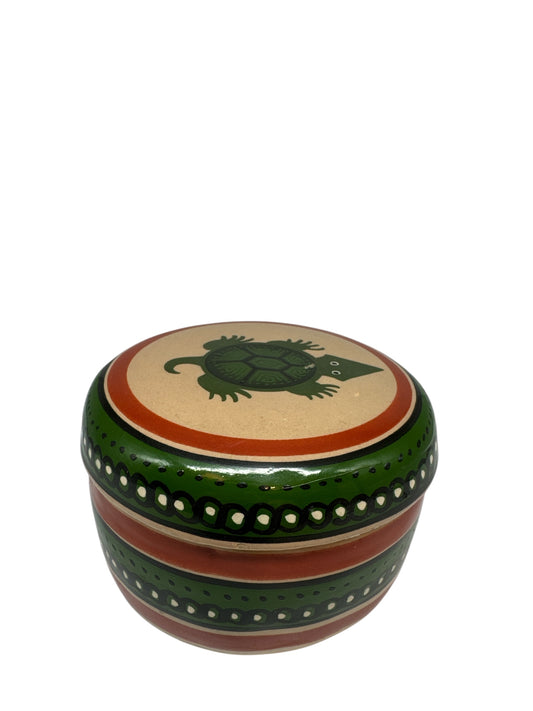 Mexican Turtle Dish With Lid