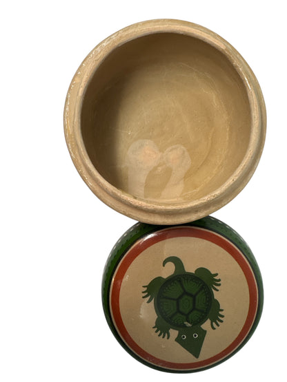 Mexican Turtle Dish With Lid