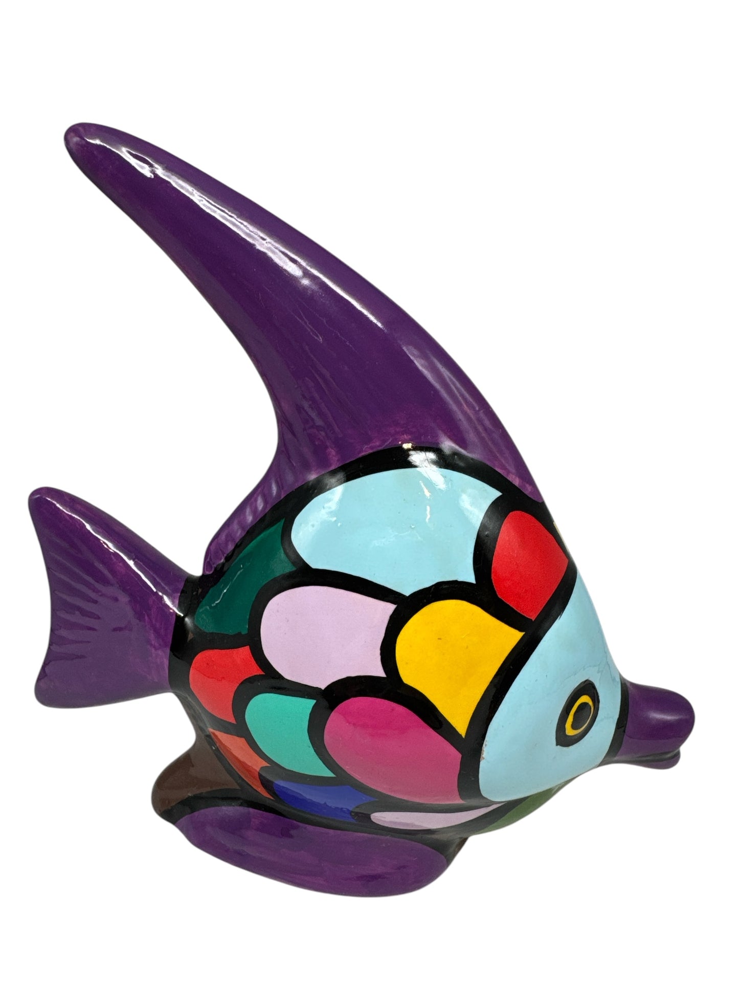 Mexican Folk Art Talavera Pottery Fish
