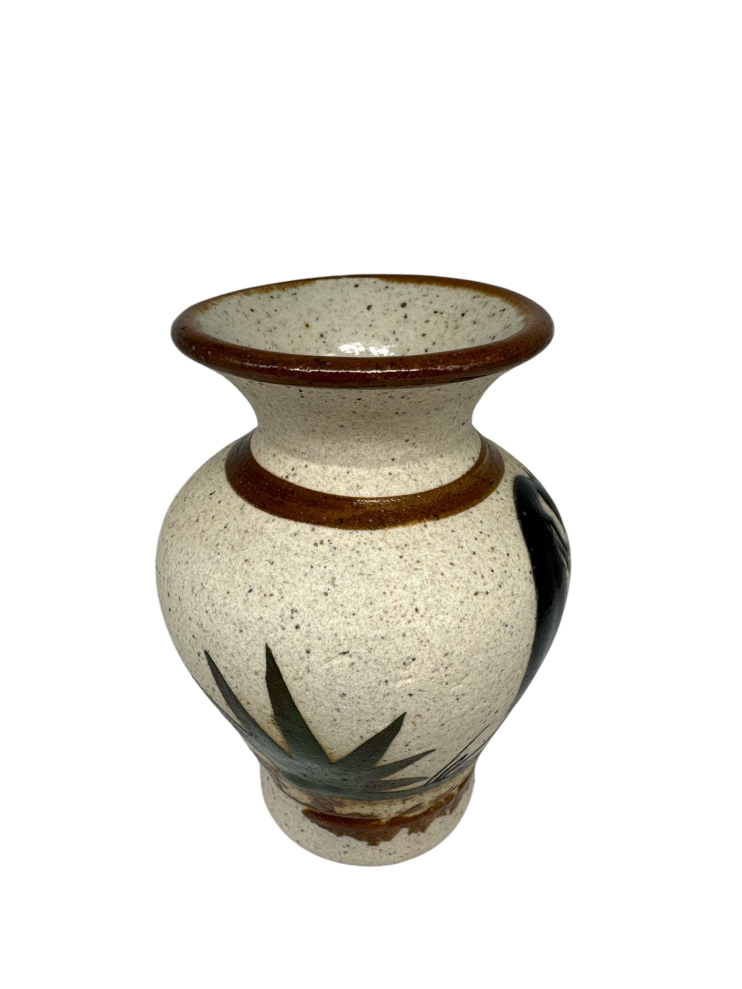 Mexican Tonala Kokopelli Vase - Small