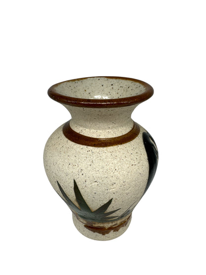 Mexican Tonala Kokopelli Vase - Small