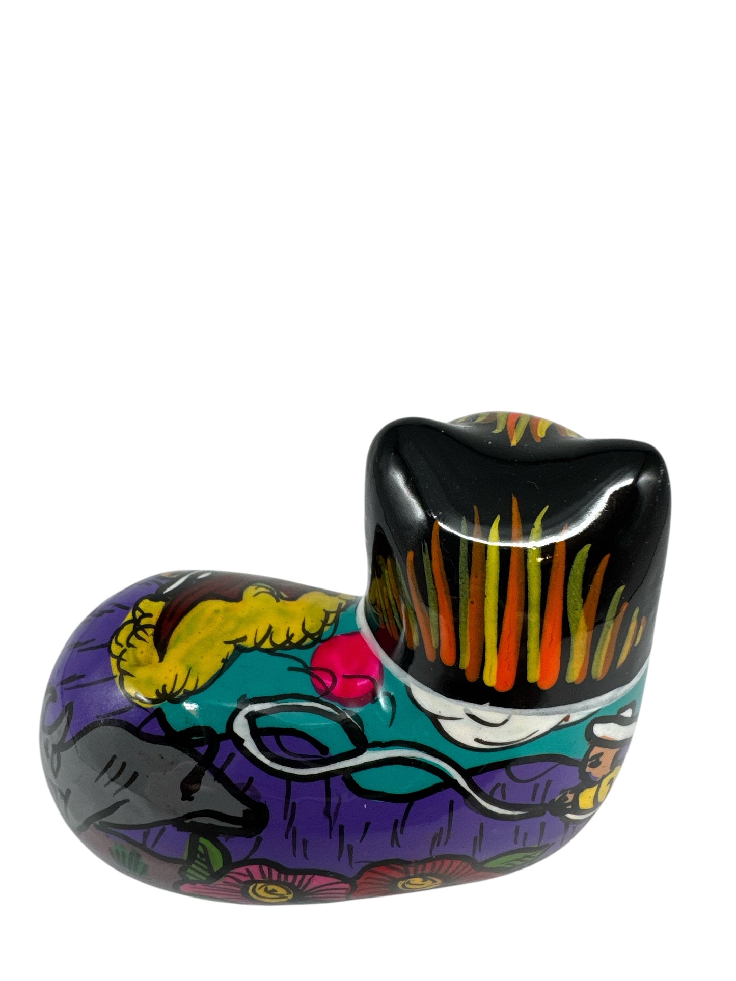 Mexican Talavera Pottery Cat