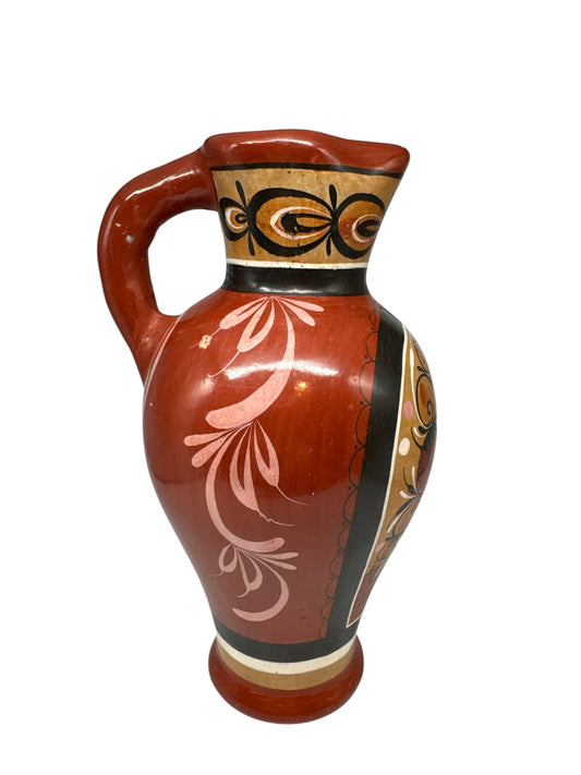 Mexican Tonala Burnished Pottery Pitcher